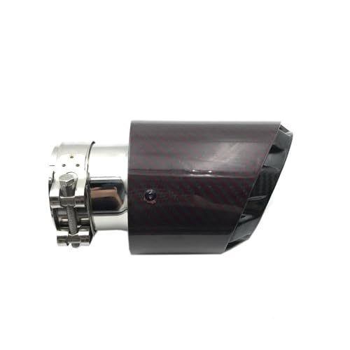 Tubo de escape para Cayenne que soluciona colas oxidadas con carbono rojo universal 5