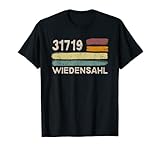 Das retro 31719 Wiedensahl Outfit ist ein tolles Geschenk für alle Einwohner der Gemeinde im Kreis Schaumburg in Niedersachsen.