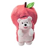 Unique Hedgehog-to-Fruit Design: This plush toy features a design where the hedgehog turns into a fruit, adding a whimsical and fun twist to the traditional hedgehog plush. Its adorable, vibrant appearance makes it a standout in any collection.