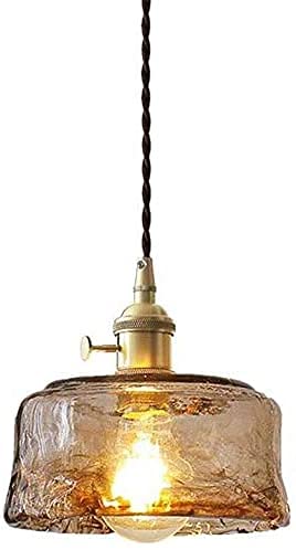 Mini lámpara colgante industrial que elimina la luz fría en salones rústicos E27