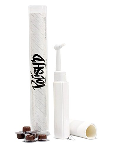 POLISH D Premium Tooth Polishing Kit w/Professional Strength Polish - RASPBERRY (Medium Grit)