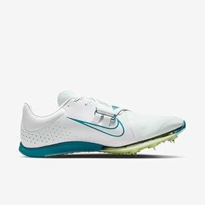 Tênis Zoom Elite Long Jump (unissex – branco/preto-laranja laser