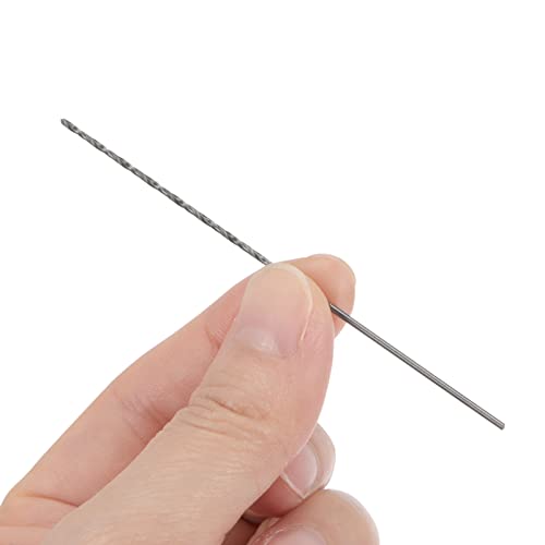 Uxcell 5 Pcs 1.1Mm Mini Micro Twist Drill Bits, High-Speed Steel Straight Shank Extra Long Drill Bit 80Mm For Aluminum Alloy #TOP4