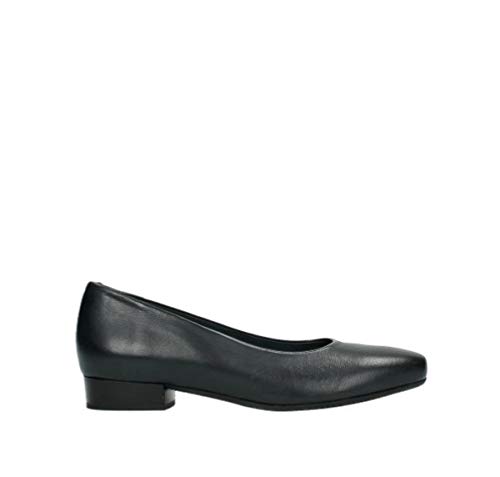 Wolky 9992 Women's Southend Black Flat 7.5 M US (39 B EU)