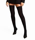 Commando Ultimate Opaque Thigh Highs, M/L, Black