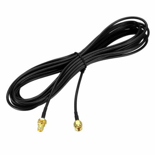 Antenna Extension Cable RP-SMA Male to RP-SMA Female Low Loss RG174 20 Ft