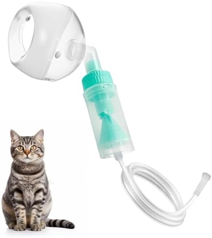 Máscara de inhalación para Gatos con Copa nebulizadora en Modo re...