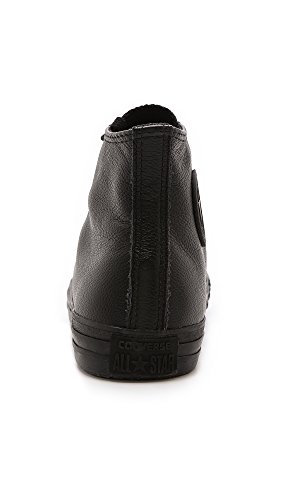 Image of Converse Men's Chuck Taylor All Star Leather Hi Black /Monochrome 10 M US Men / 12 M US Women