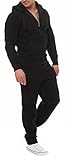  Fabrica 89S3 Herren Jogging Anzug Trainingsanzug Sweatshirt Schwarz Gr. S