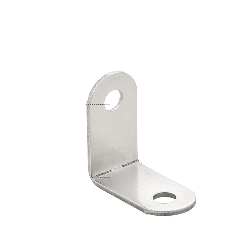 Sunrrafck One Color 5Pcs Stainless Steel Corner Bracket 90 Degree Right Angle For Wood Furniture Bedframe Cabinet L Shaped Triangular Brackets Support(30X30x16)