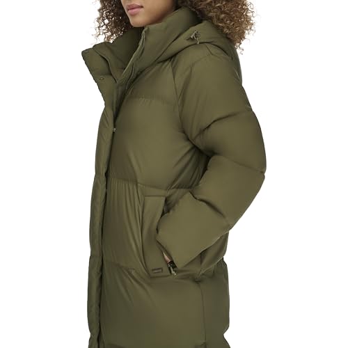 Levi's Women's Cloud Puff Hooded Extra Long Puffer Jacket4