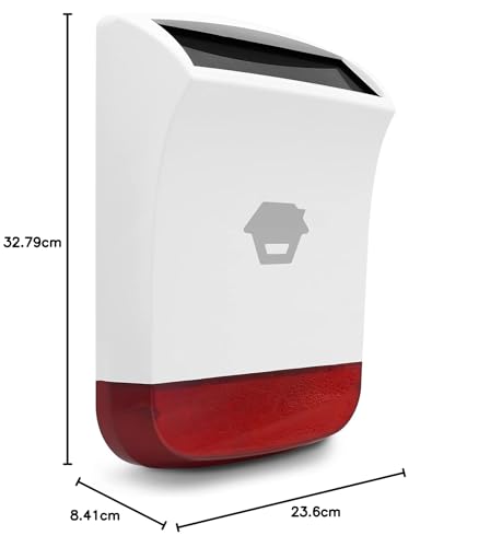 Sirena solar inalámbrica Chuango con alarma antirrobo de 110 dB 8