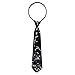 Crunier Glitzer Krawatte, Krawatte Glitzer Schwarz, PaillettenKrawatte, Glitter Tie, KrawatteSilvester, Krawattemit Pailletten, Accessoires f&uuml;r Herren Damen Karneval Disco Cosplay Party Fasching