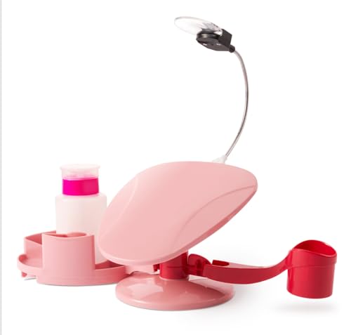 SAVILAND Arm Rest for Nails Tech:Nail Stand Hand Rest for Nails Tech Adjustable Nail Arm Rest Nail File LED Light Nail Holder for Painting Press Bottle Nail Polish Storage Organizer for Salon Home DIY