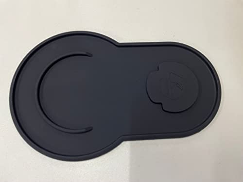 Kamehame Abtropfmatte Silikon Unterlage für SodaStream Crystal Silikonmatte Abtropfschale Zubehör für SodaStream Wassersprudler Wasserdicht und rutschfest Cover