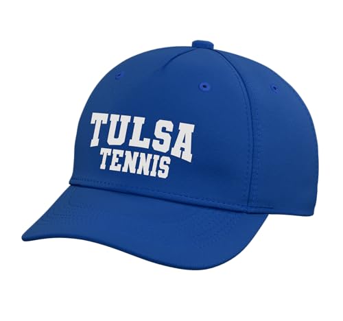 The University of Tulsa Tennis Hurricanes TU14 Adjustable Printed Baseball Hat, Royal Blue