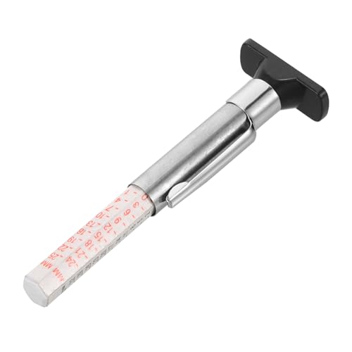 Unomor Tire Depth Gauge Tire Gauge Depth Car Tire Thread Gauge Tire Tread Depth Gauge Tool Measuring Car Tire Tread Depth Gauge Digital Tire Tread Depth Gauge Deep Measure Plastic