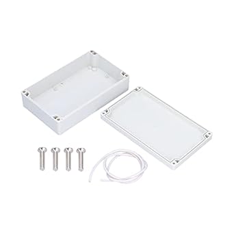Generic Electrical Project Case, Waterproof Junction Box Surface Mounted with 4Pcs Screws for Construction Sites for Electronic Equipment