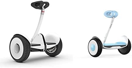 Segway Ninebot S Smart Self-Balancing Electric Scooter with LED light & Ninebot S Kids, Smart Self-Balancing Electric Scooter, 800 Watts Power, Max 8 Miles Range & 8.7MPH, Hoverboard with LED Light