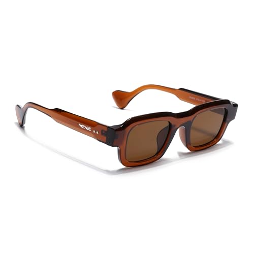 Image of Voyage UV Protection Rectangle Sunglasses for Men & Women
