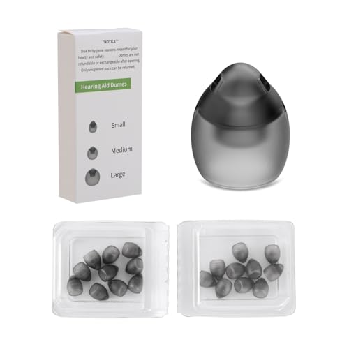 Phonak Hearing Aid Domes Hearing Aid Domes for Phonak 20 pcs Phonak Vented 4.0 Hearing Aid Domes Phonak Hearing aid Accessories Small Size (0.29inch=7.5mm)
