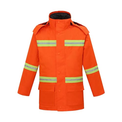 Veste imperméable haute visibilité pour homme avec doublure amovible