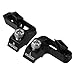 Aluminum Alloy for Bike Shifter Adapter for SRAM ISpec EV Brakes, Compatible with M4100/M6100/M7100/M8100/M9100 Series, for CNC Cut Shifter Mount Bracket, 34x28.7x13mm, Color: Black(Black)