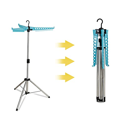 VILLFUL Faltbarer Mehrschicht-Kleiderbügel - Platzsparender Schrankorganizer Grau