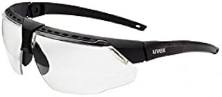 Uvex S2850HS Avatar Adjustable Safety Glasses with HydroShield Anti-Fog Coating, Standard, Black