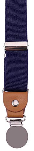 Set de Tirantes y Corbata Ajustable Azul Marino 48" miniatura 5