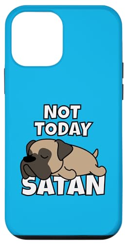 Lazy Bullmastiff Cute Dog Not Today Satan �X�}�z�P�[�X iPhone 12 mini �p