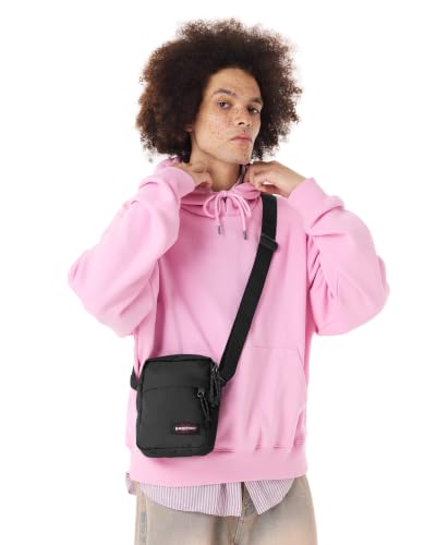 Image of EASTPAK The One - Compact Crossbody Bag with Multiple Zipped Pockets, Adjustable Strap, Everyday Utility, Black