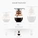 Bodum 34oz Pour Over Coffee Maker, High-Heat Borosilicate Glass with Reusable Stainless Steel Filter and Cork Grip - Made in Portugal