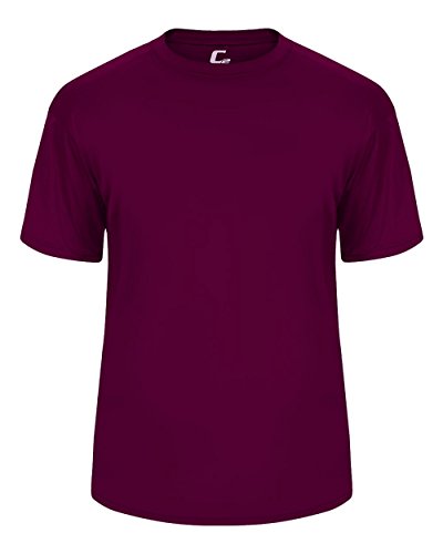 Badger Sport C2 Maroon Youth XL Short Sleeve Wicking Tee
