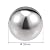 uxcell 32mm(1.26") Dia 304 Stainless Steel Hollow Ball for Home Garden Decoration 4pcs