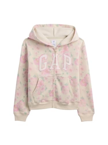 GAP Girls' Logo Hoodie Hooded Full Zip Sweatshirt