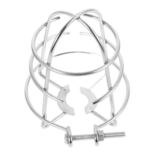 Amosfun protector de cabeza de rociadores contra incendios Cubrir forma jaula proteccion cubierta de aspersor protector de rociadores aleación de aluminio Silver