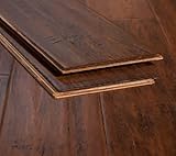 Ambient Bamboo - Bamboo Flooring Sample, Color: XtraWideToasted Almond, Engineered Click Lock