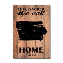 ArtFuzz Home Iowa 18X26