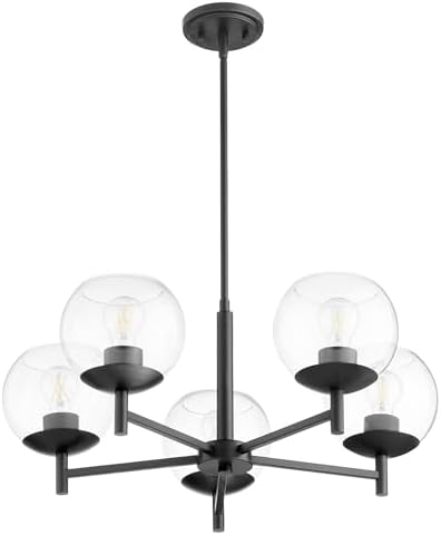 Quorum International Lyon - 5 Light Chandelier in Soft Contempora...