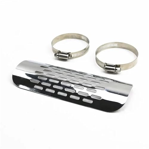 Protector térmico de escape para moto soluciona calor en chopper 3