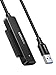 UGREEN USB 3.0 SATA Adapter für 2.5 Zoll SSD und HDD Festplatten SATA auf USB Adapter unterstützt SATA III UASP Ruhemodus SMART Trim usw.