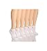 Polo Ralph Lauren Ladies 6-Pack Classic Cotton Sport Socks Shoe Size 4-10.5 (White Assorted)