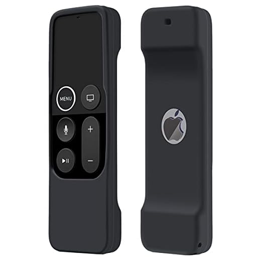 Case Compatible with Apple TV 4K/ 4th Gen Remote Light Weight Anti-Slip Shock Proof Silicone Cover for Controller for Apple TV Siri Remote - Chartreuse