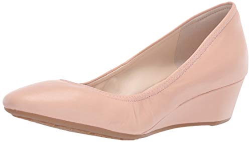 Cole Haan Women's Sadie Wedge 40MM Pump, Mahogany Rose Leather, 9 B US