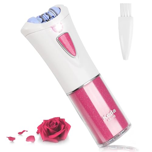 Épilateur pour femmes,Epilateur Electrique Femme Visage,Épilateur Facial avec lumière LED,Epilateur Electrique Femme Sans Fil,Épilateur électrique pour...