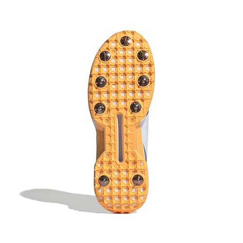 Image of adidas 22YDS Spike Cricket Shoes | Professional Metal Spike Cricket Footwear | Lightweight Grip & Stability | FTWWHT /AUON /LUTA