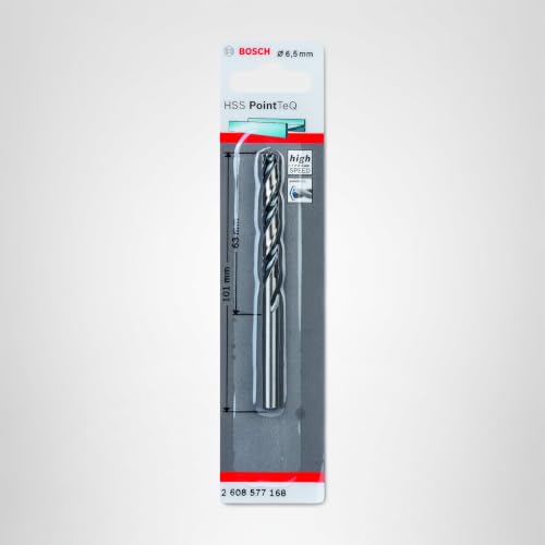 Bosch Foret hélicoïdal HSS PointTeQ 6 5 mm 2608577168 - vue 9