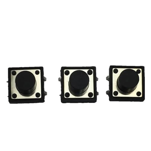 Botón táctil G86Y 12x12x9mm de 4 pines y reinicio automático para placas impresas PCB