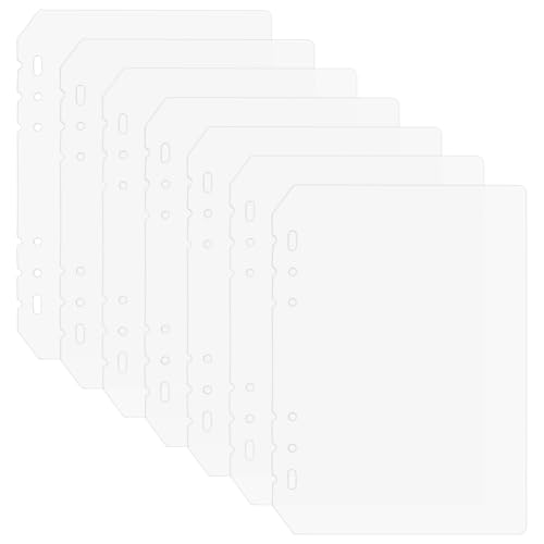 Intercalaires à 6 anneaux A5 insérables et imperméables pour protéger vos documents
